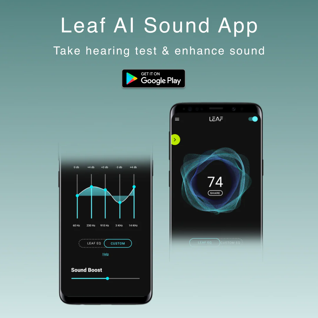Combo: LEAF BUDS X614 ANC  + LEAF BUDS X121 (CARBON BLACK) - Image 3