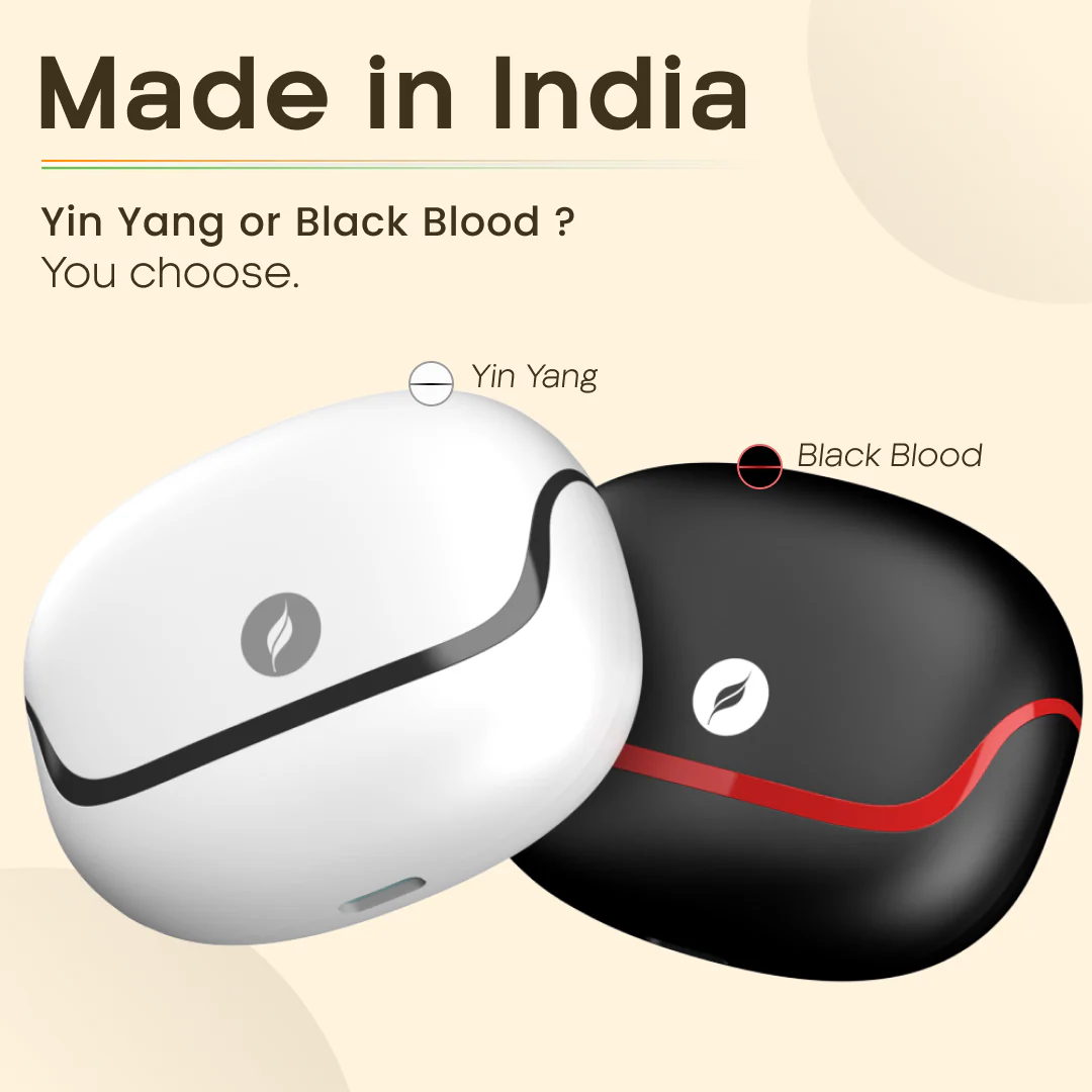 Leaf Buds X214 Wireless Earbuds (Black Blood) - Image 7