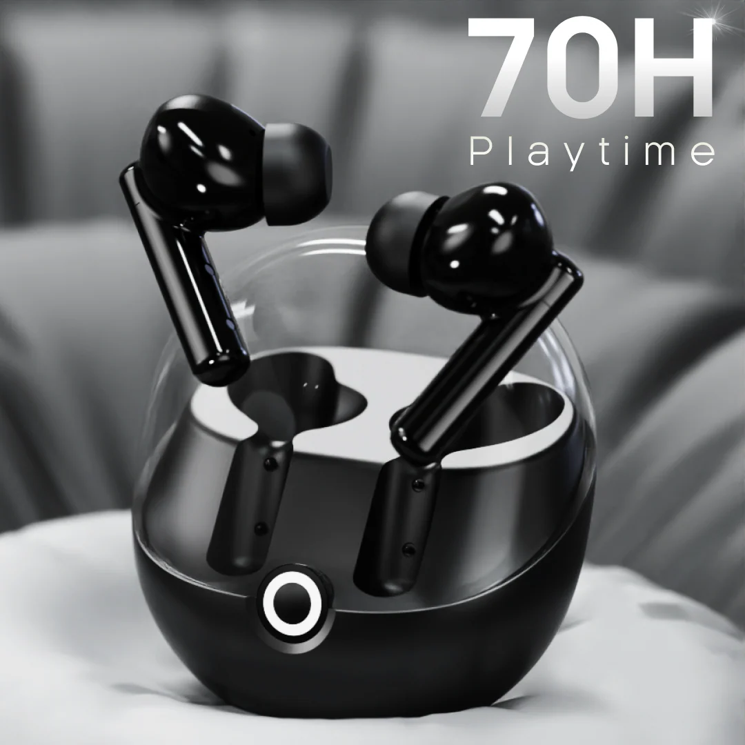Leaf Buds X514 Wireless Earbuds with ANC & Dual Pairing (Carbon Black) - Image 5