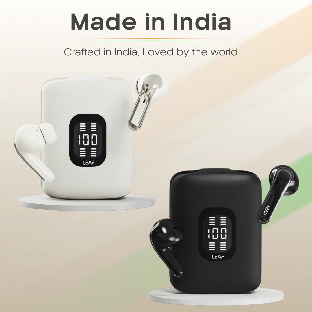 Leaf Buds X714 Wireless 4-In-1 Earbuds with ANC (Carbon Black) - Image 8